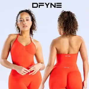 DFYNE Impact Shorts Set – Seamless Sculpted Fit with Cross-Back Support Bra & Booty-Lifting Bottoms