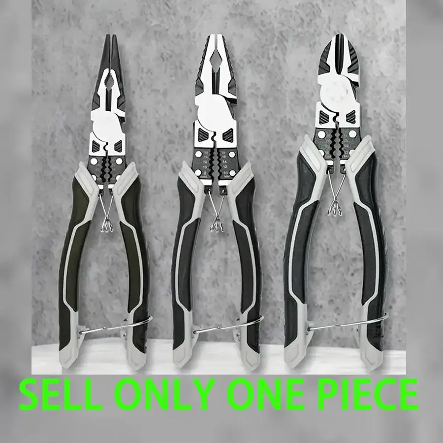 Universal Multifunctional Wire Cutter, 1 Count Diagonal Plier, Needle Plier, Household Repair Tool, Specialty Hand Tool, Multifunctional Plier for Bas
