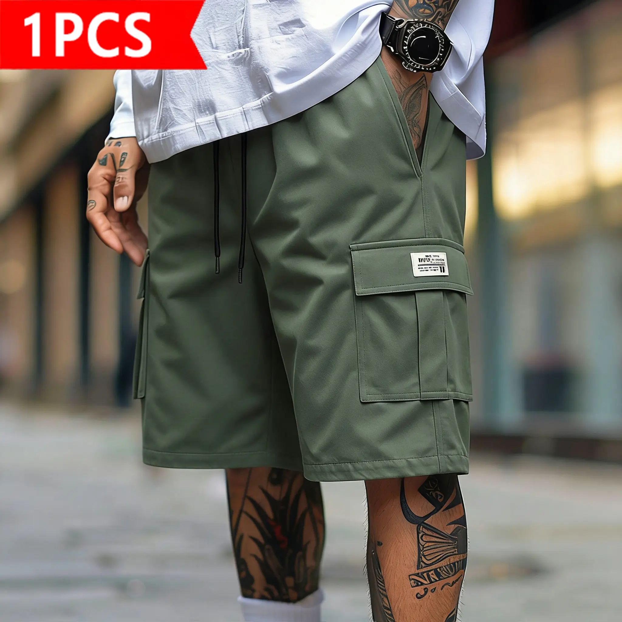 Military Green One-Piece Outfit