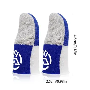 5 Pairs Gaming Finger Covers for Pubg, Anti-Slip Breathable Touchscreen Gloves, E-Sports Game Accessories, Sweat-Resistant Hand Protectors, Finger Sleeves, Protection