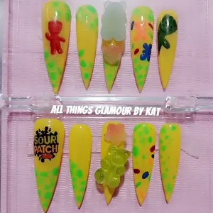 Candy Nail set #6 sour patch kids