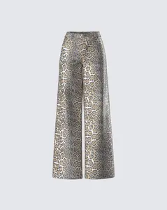 Eider Leopard Print Sequin Pant