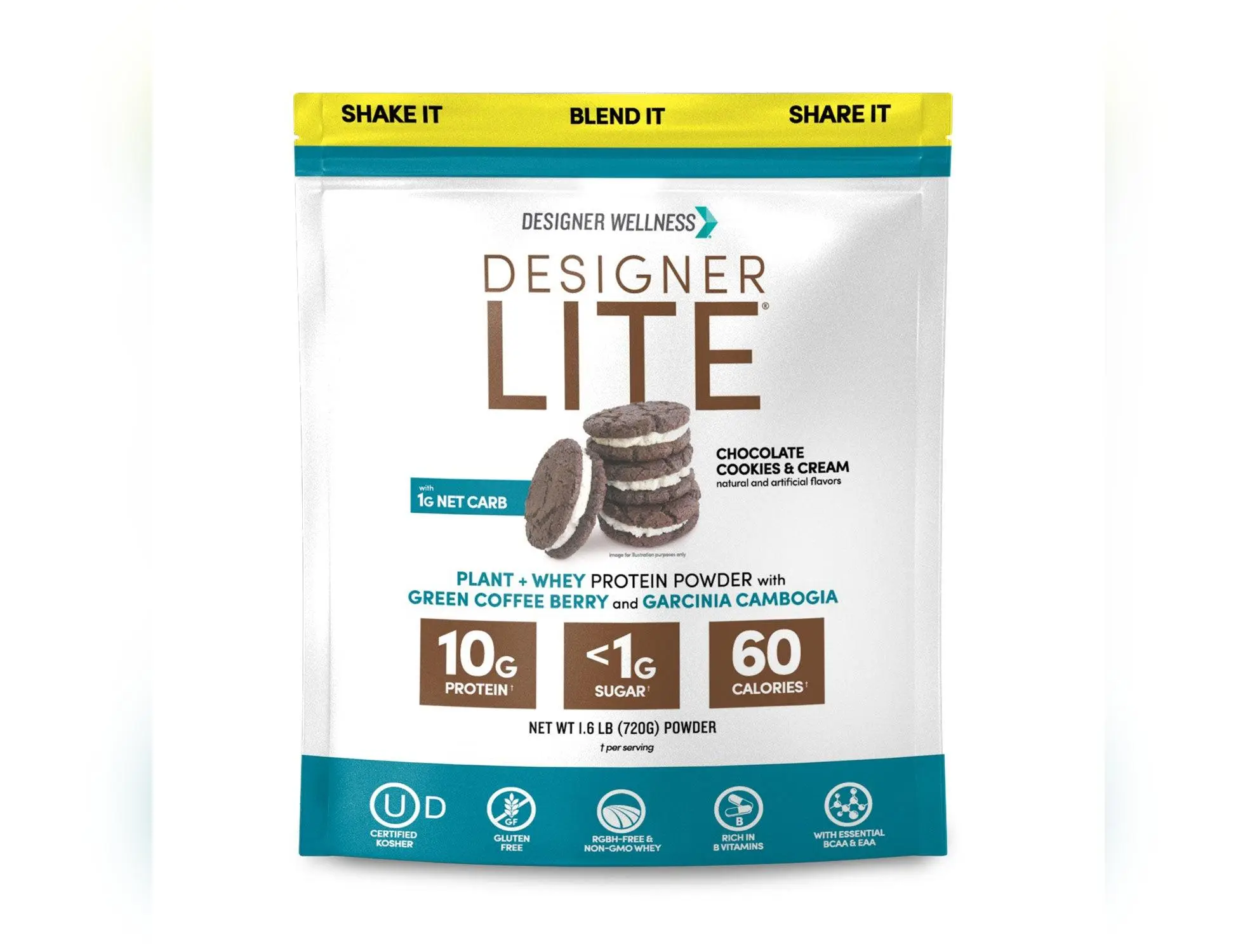 Designer Lite Cookies and Cream 1.6 lb