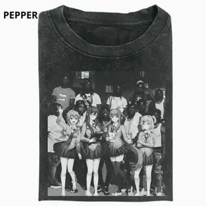 Doki Doki Literature Club T Shirt Ddlc Crossover Meme Tee Dark Anime Graphic Streetwear Viral Tiktok Merch - Vintage All Basic Everyday T-Shirt