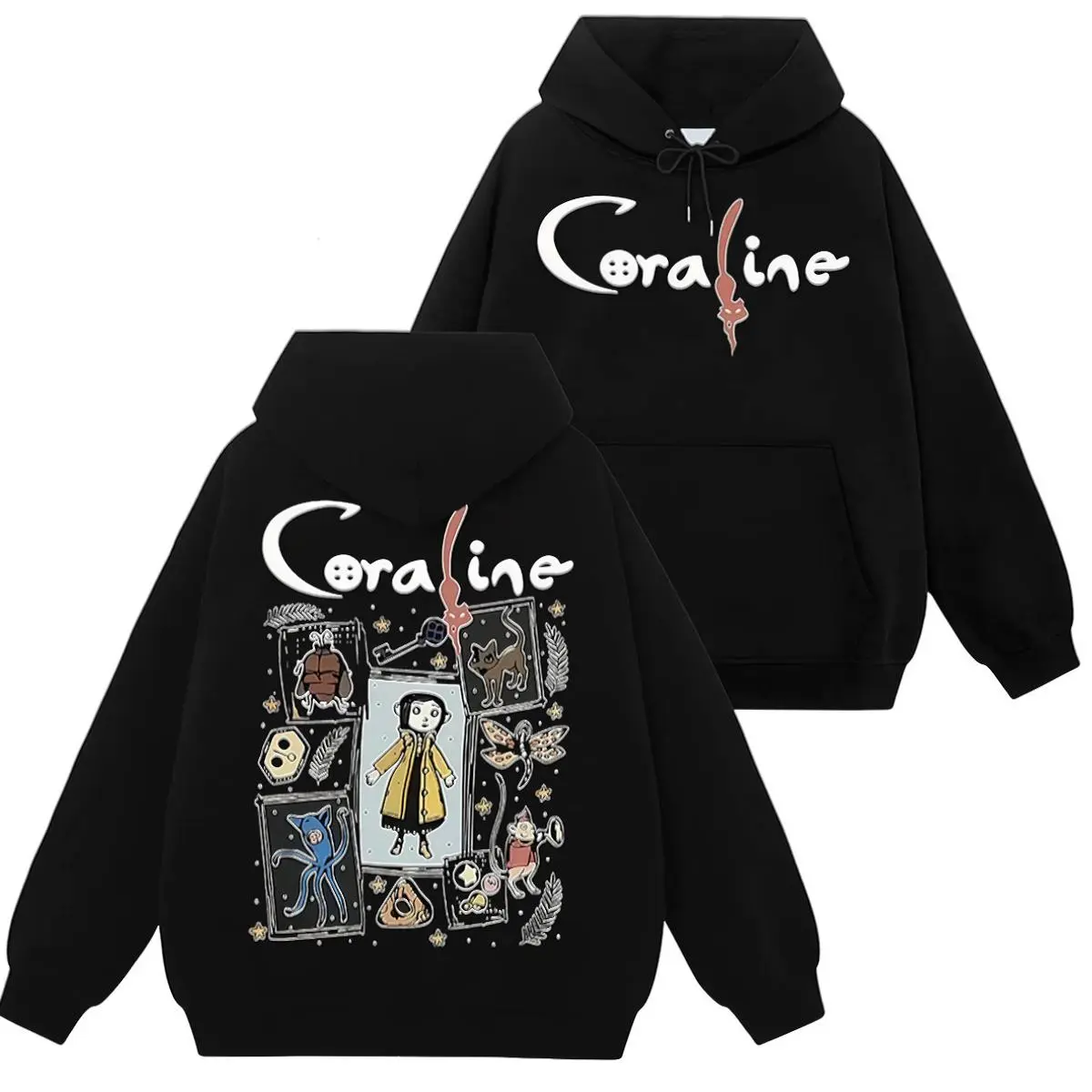 Halloween Horror Graphic Hoodie | sweatshirts | T-Shirt Scary Ghostface Print Unisex Pullover Sweatshirt T Shirt Spooky Horror Character Merch Casual Streetwear Long Sleeve Top For Men Women Halloween Party Outfit Horror Fan Gift
