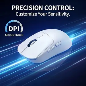 M348 Wireless Mouse for Laptop, 2.4g Bluetooth Slim Compact Rechargeable Portable Mouse, 1600 Dpi Adjustable Stylish Optical Mouse with USB Receiver, Noiseless Computer Mice