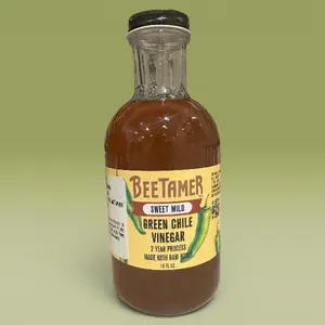 Bee Tamer's Green Chili Apple Cider Vinegar  16 oz made with raw honey