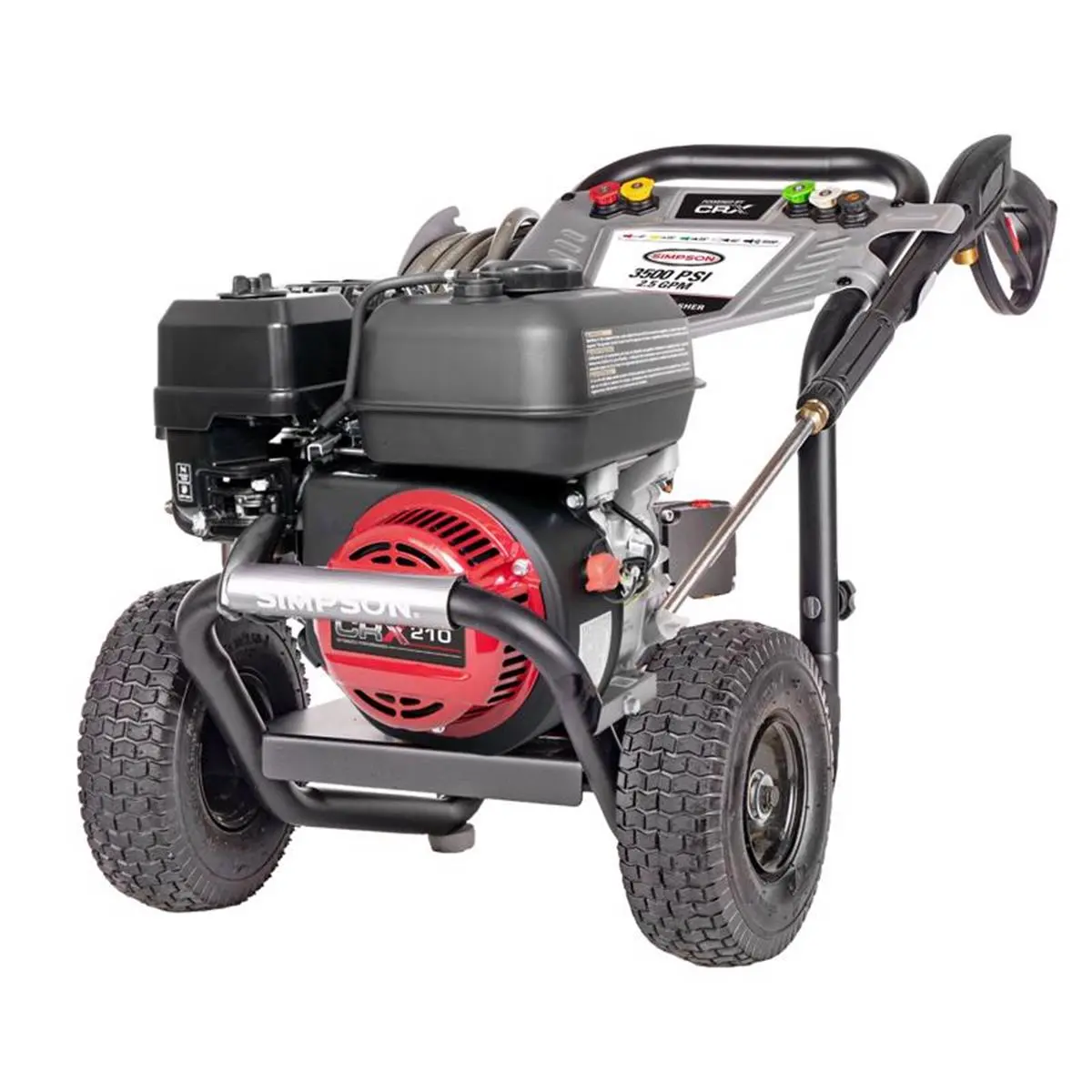 212 MAIN Simpson 7019398 Megashot CRX Gas High-Pressure Washer - 3500 PSI, 2.5 Gpm, Portable Power Washer for Outdoor Cleaning with Included Nozzle