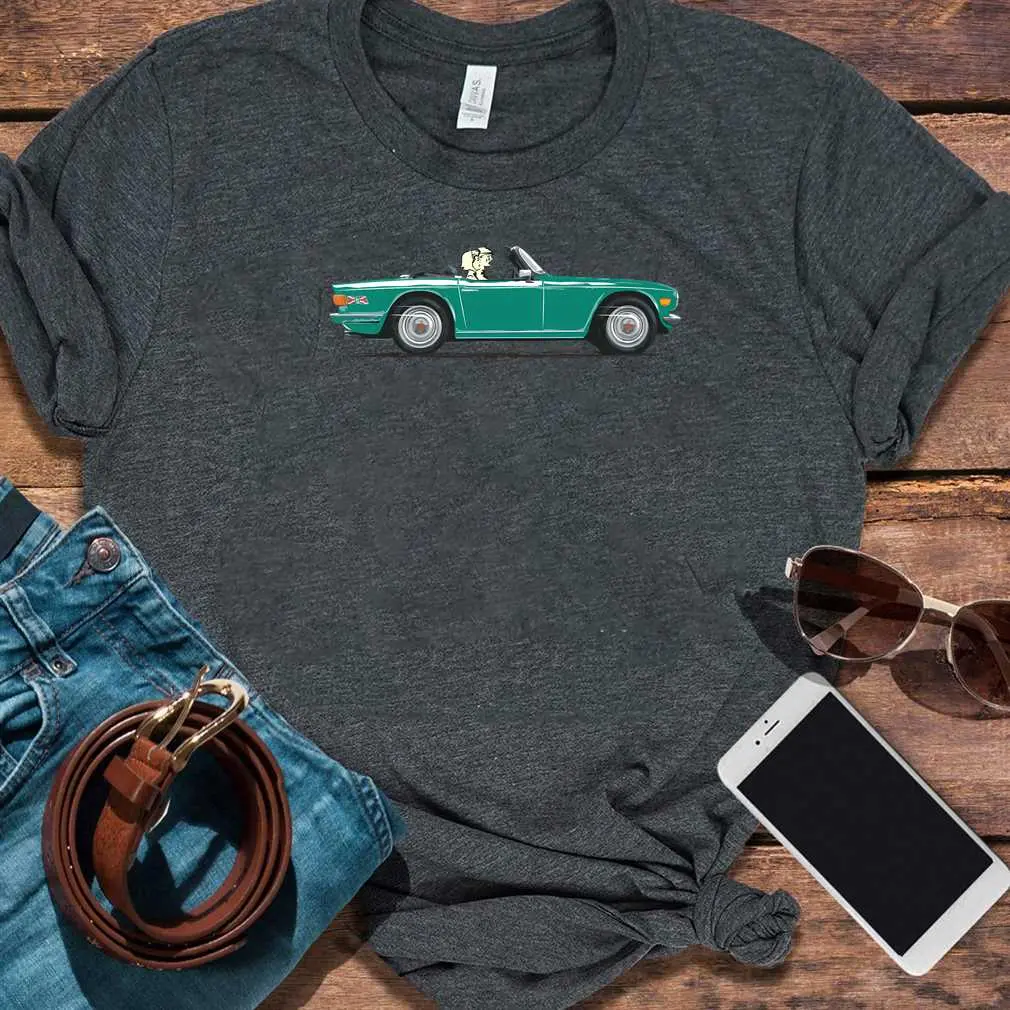 Emerald Green Color Tr6  The Classic British Sports Car T-Shirt