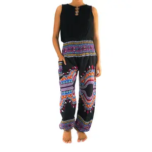 Tribal Harem Pants, Hippie Pants, Boho Pants, Festival Pants Trouser Womenswear Lightweight Bag Bottom Breathable Comfortable Elastic Fits Garment