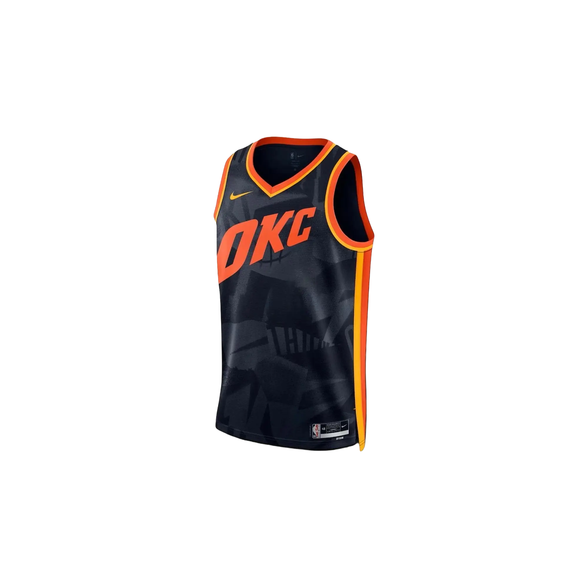 NBA Oklahoma City Thunder City Edition Jersey "Signal Blue / White" DX8543 419