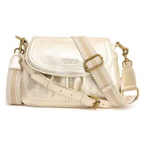 American Leather Co. Leather Crossbody with Two Straps