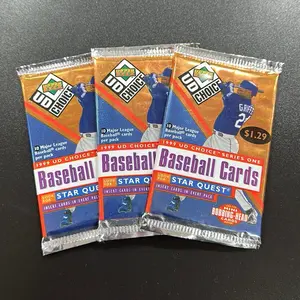 Three Packs of 1999 Upper Deck Choice Series One Baseball Trading Cards