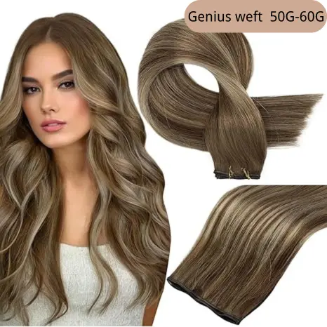 G-#4/24/4 Balayage Medium Brown Honey Blonde