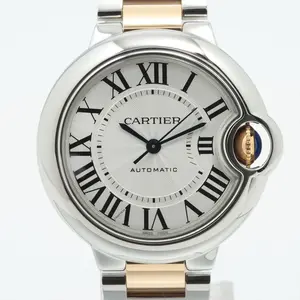 Cartier White Ballon Bleu 33mm W2BB0002