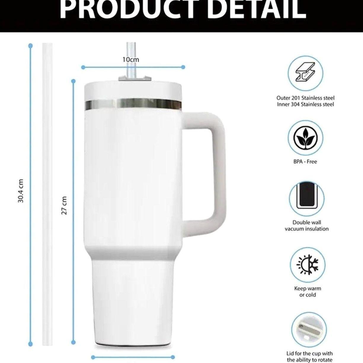 Hot Leon.S Kennedy 40oz Tumbler (Theme box not included), Leon S.Kennedy Resident E Inspired Steel Tumbler,  Gift For Gaming Lovers Tumbler with Handle, Black Water Bottle