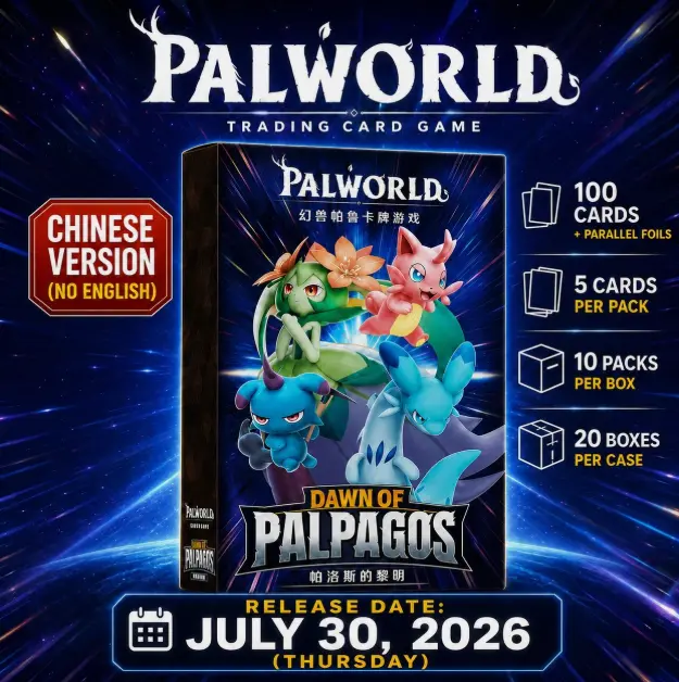 Palworld TCG Dawn of Palpagos BP01 1Booster Box Chinese Sealed Chillet ignis SSP