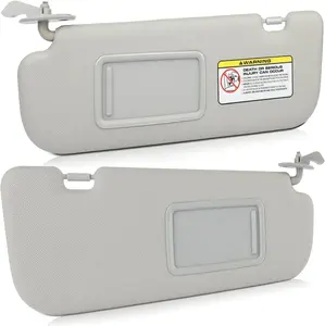 Left & Right Sides Sun Visor Fit for 2011 2012 2013 2014 2015 for Hyundai Elantra Gray Sunvisor Replace 852203x000tx, 852103X000TX