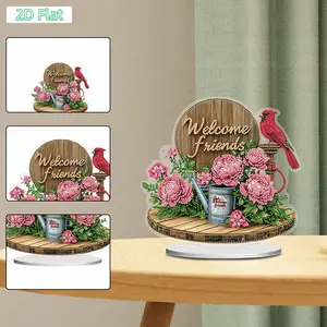 2D FLAT2D Flat Print DIY Table Top Diamond Painting Ornament Kits Diamond Painting Desktop Ornaments Kit 5D DIY Diamond Art Tabletop Decorations for Home Office Desktop DDIY Diamond Painting Kit for Adults & Beginners, Sparkling Art & Perfect Festive Gift