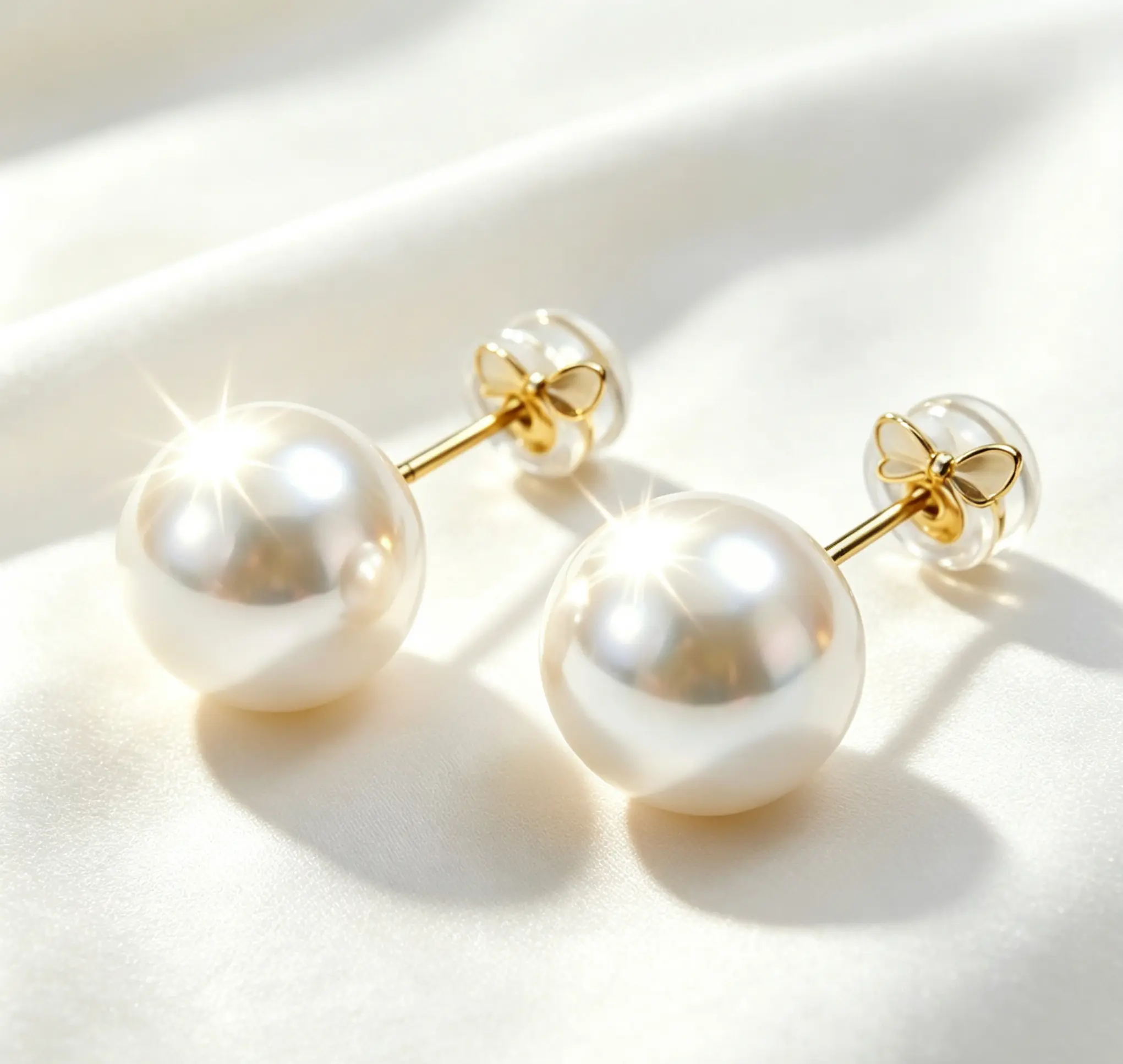 Hypoallergenic Pearl Huggie Earrings, Minimalist Copper Hoops for Women, Quiet Luxury Everyday Accessories, Sensitive Ear Friendly Jewelry, Earrings For Women, Pearl Beads, Minimalist Chic, Artificial Pearl