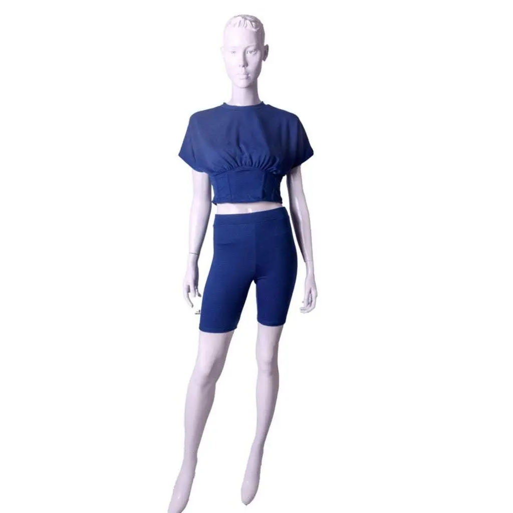 Biker Babe Two Piece Biker Short Sets