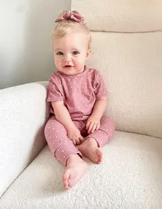 Dudisdesign Baby Valentine's Day Romper - Handmade Soft Fabric One Piece with Stretchy Neck, Loose-Fitting Design for Any Occasion