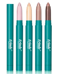 Erinde 4PCS Eyeshadow Stick Set Waterproof Long Lasting Glitter Highlighter Eye Liner Shimmer Creamy Eye Shadow Makeup Pencil Cosmetic
