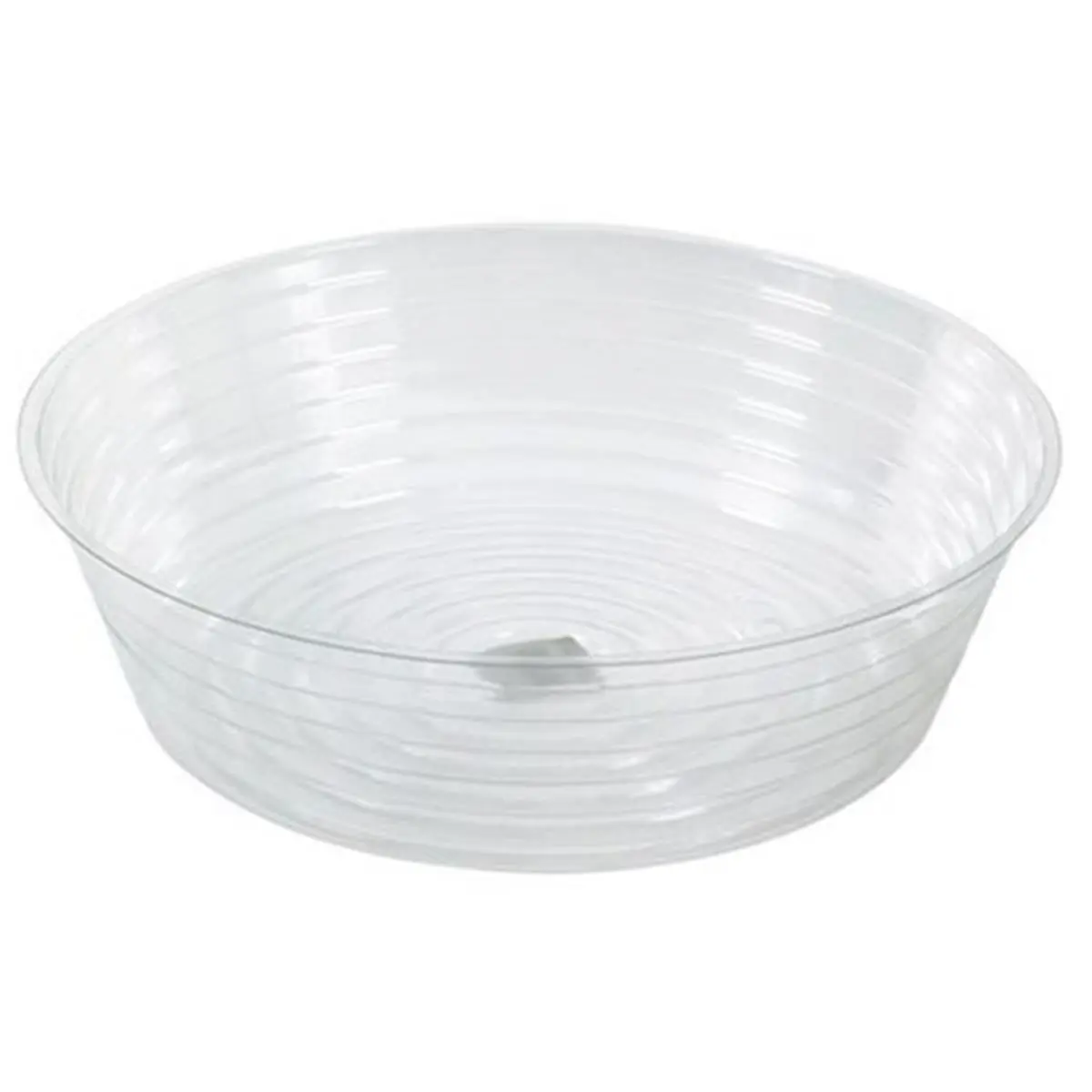 Midwest Air Technologies 202787 4 In. Deep Plant Liner with Channels, Ridged Design to Prevent Sealing, for Indoor/Outdoor Use, Deck Protection (DL4VUS)