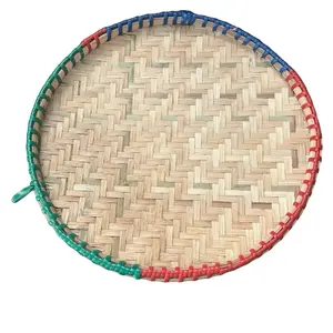 Handcrafted Nepali Dhoko Basket : Bamboo Woven Decor / Nanglo Organiser
