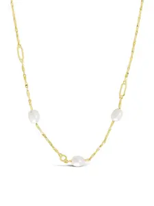 Dainty Pearl Chain Necklace