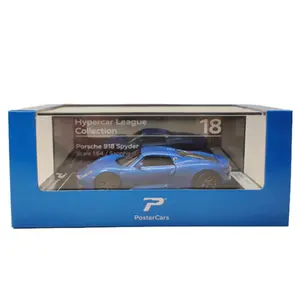 KINSMART Hyper-car league Porsche 918 Spyder 1:64 scale Die-Cast Metal Model Car with Display Base