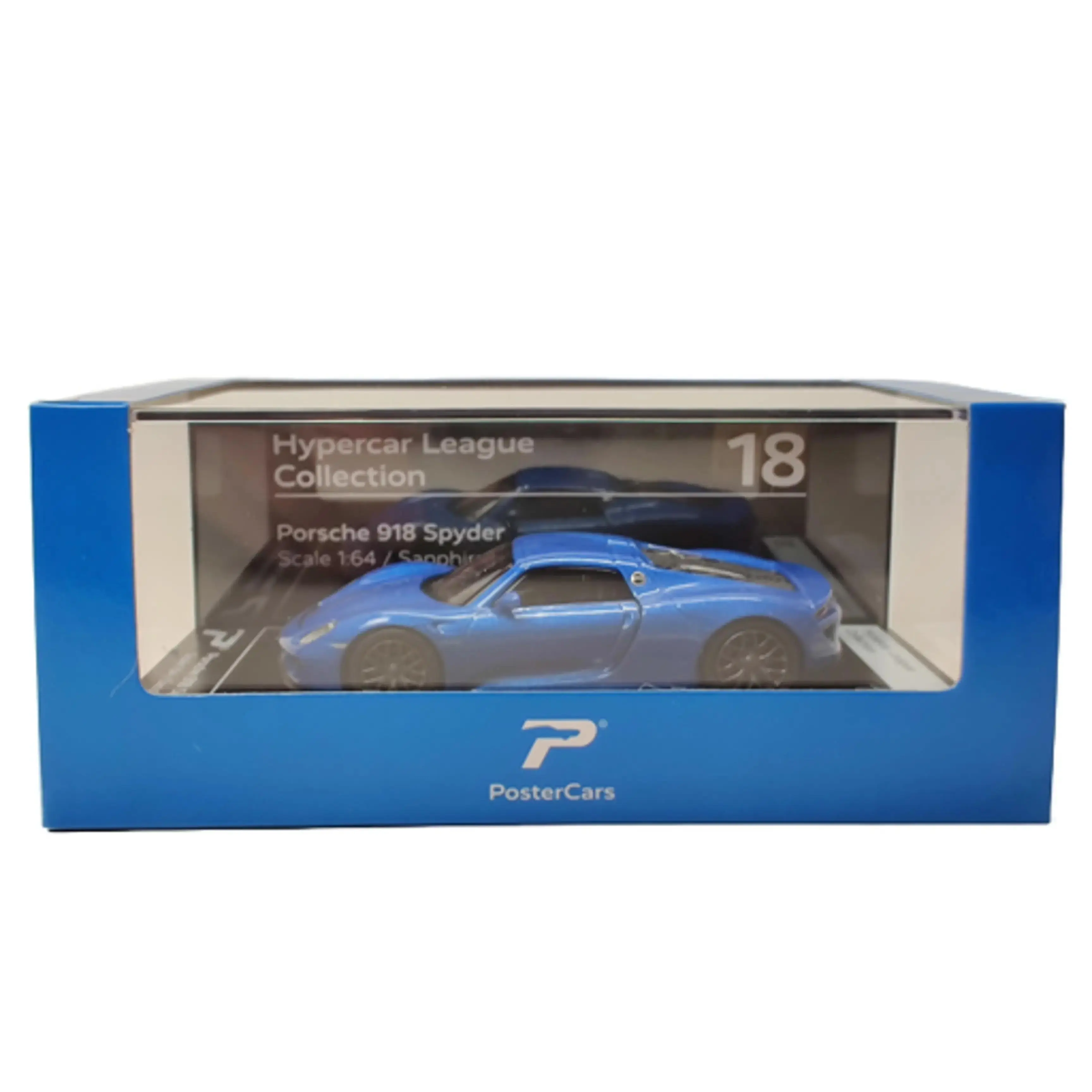 KINSMART Hyper-car league Porsche 918 Spyder 1:64 scale Die-Cast Metal Model Car with Display Base