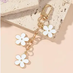 Cute Flower Design Keychain - Fashion Accessory for Phone Cases, Handbags, Ideal Gift for Women - Fashion Accessories & Costume Jewelry