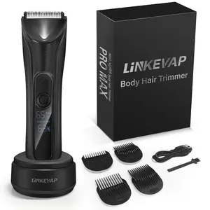 Electric Body Hair Trimmer, Cordless Groin Hair Trimmer for Men, Waterproof Electric Shaver, Men's Hair Removal Tool, Great for Men's Daily Use, Christmas Gift, Winter Gift Set, Winter Gift, Electric Hair Trimmer
