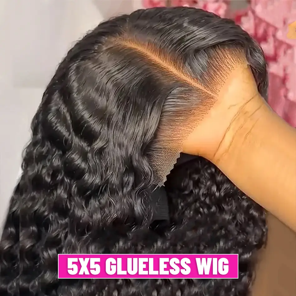 180%-5x5 Glueless Wig