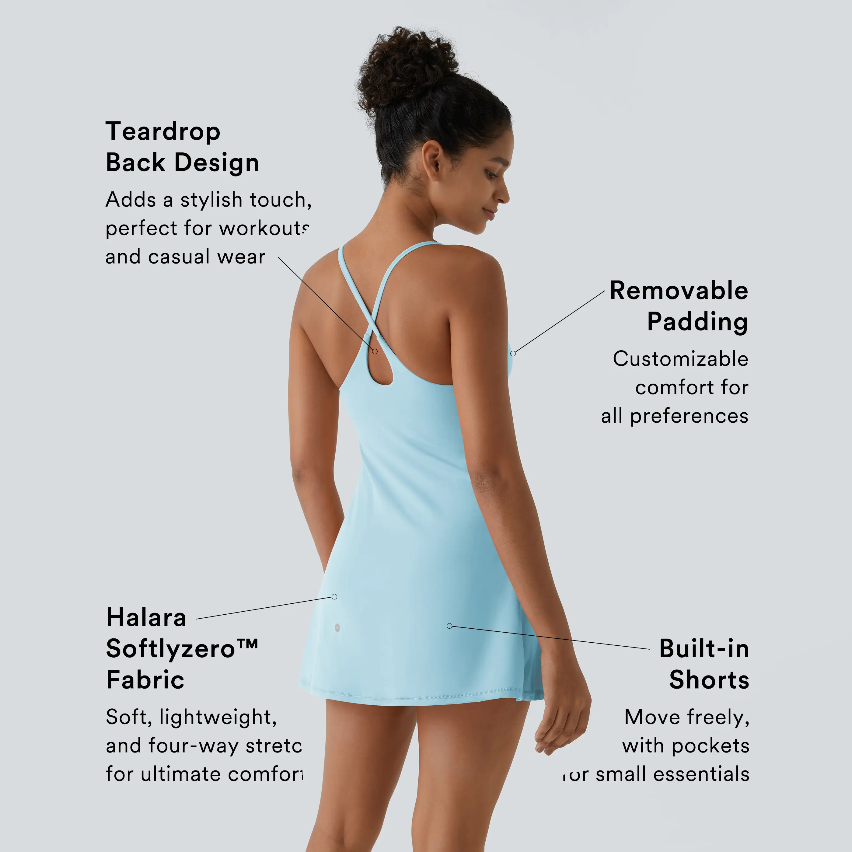 Halara SoftlyZero Plush Backless Active Dress-Easy Peezy Edition#SwimWeek - TikTok Shop Halara SoftlyZero Plush Backless Active Dress-Easy Peezy Edition#SwimWeek - TikTok Shop