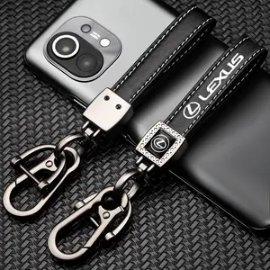 Car Keychain Intelligent Key Lanyard Embroidered Keyring Car Key Holder for Lexus Cars, Stylish Car Accessories, Durable and Convenient