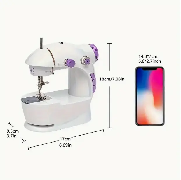 American Standard Sewing Machine Electric Automatic Heavy Cloth Sewing Machine Manual Pocket Micro Portable Automatic Multi-function Modification Clothes
