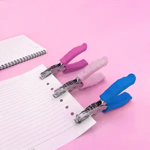 Manual Hole Punch, 1 Count Portable Mini Hole PuncherCreative Handheld Circie Punch for Paper Crafts in Home,Office, Classroom