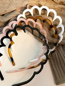 Women's Hair Accessories Set, Anti-Slip Teeth Design, Tortoiseshell Colors, Plastic Material, Versatile Fashion Headwear