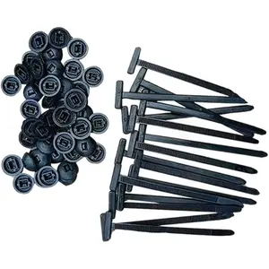 Nylon Cable Tie Locks, Self-Locking Fasteners, Multi-Purpose Wire Plastic Tool Set, Ideal for Car Daily Maintenance, 20/50/100 Pieces