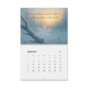 2026 Motivational Calendar |Mind Motion Manifest | Wall Calendar | Modern Grid