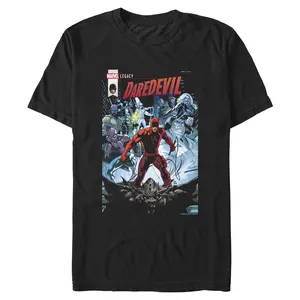 Mens Marvel: Daredevil Legacy Heroes Cover T Shirt