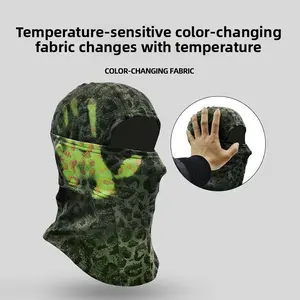 Temperature-sensitive color-changing headgear Temperature-changing cycling mask Thermal-sensitive breathing color-changing headgear Summer sun protection face mask