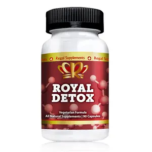 Royal Detox - Heavy Metal, Full Body Detox with Cilantro, Zeolite, Chlorella, Spirulina and Apple Pectin (90 Capsules)