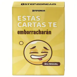 American Tabletop Drinking Game Cards Set, Includes 101 Bilingual Challenge & Punishment Cards, Perfect for Parties over 21 Years Old