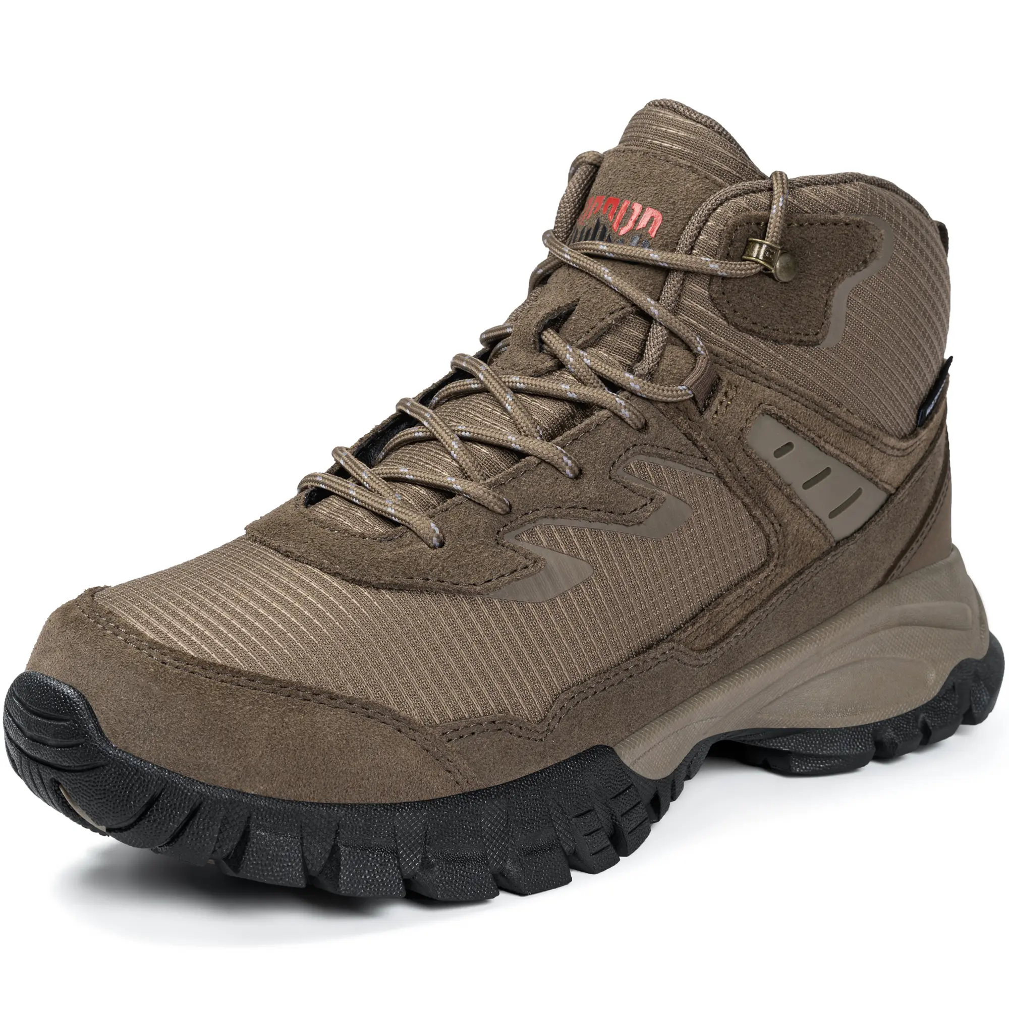 R CORD Women's Waterproof Hiking Shoes - Non-Slip Ankle Support Boots for Trail, Camping & Trekking