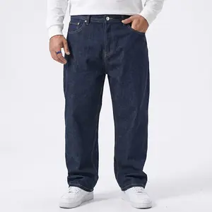 Big Size 4XL-8XL Stretch Jeans for Men Casual Soft Denim Trousers Menswear Comfortable Fit Pants