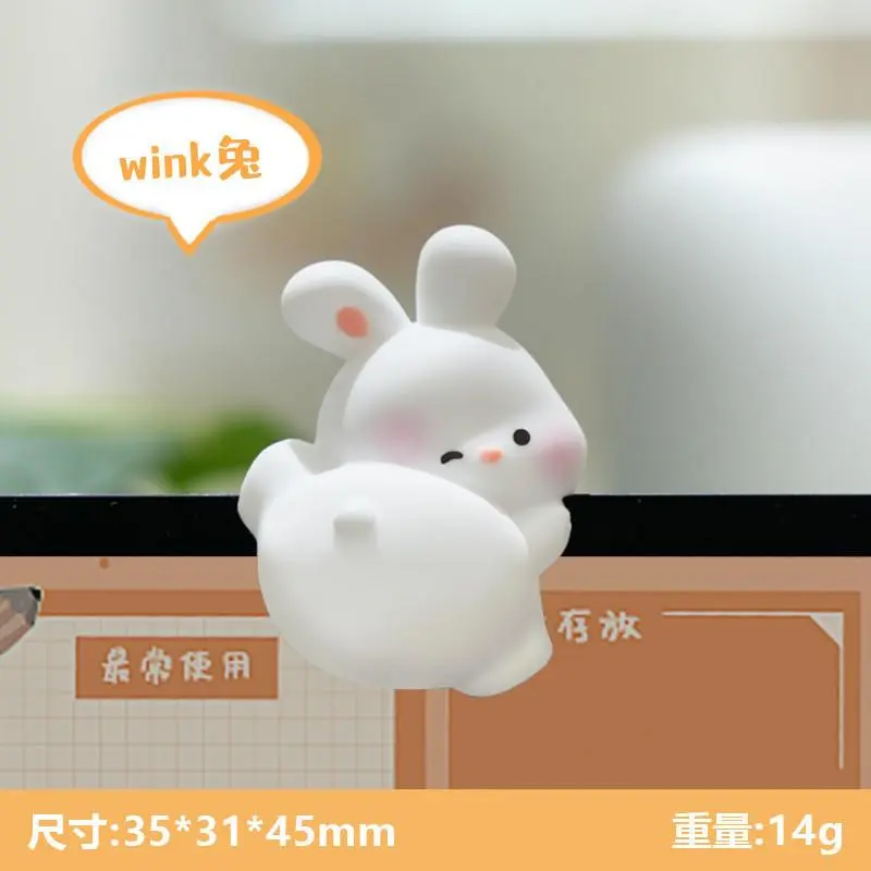 Creative Cartoon Pig Cat Mini Figurines Cute Desktop Decoration for Office Party and Home Display