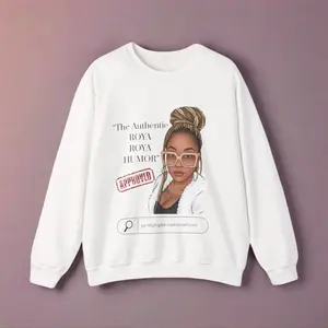 custom Content Creator Sweater - Stylish & Comfortable Medium-heavy 50/50 Cotton-Polyester Fabric for TikTok Facebook Instagram